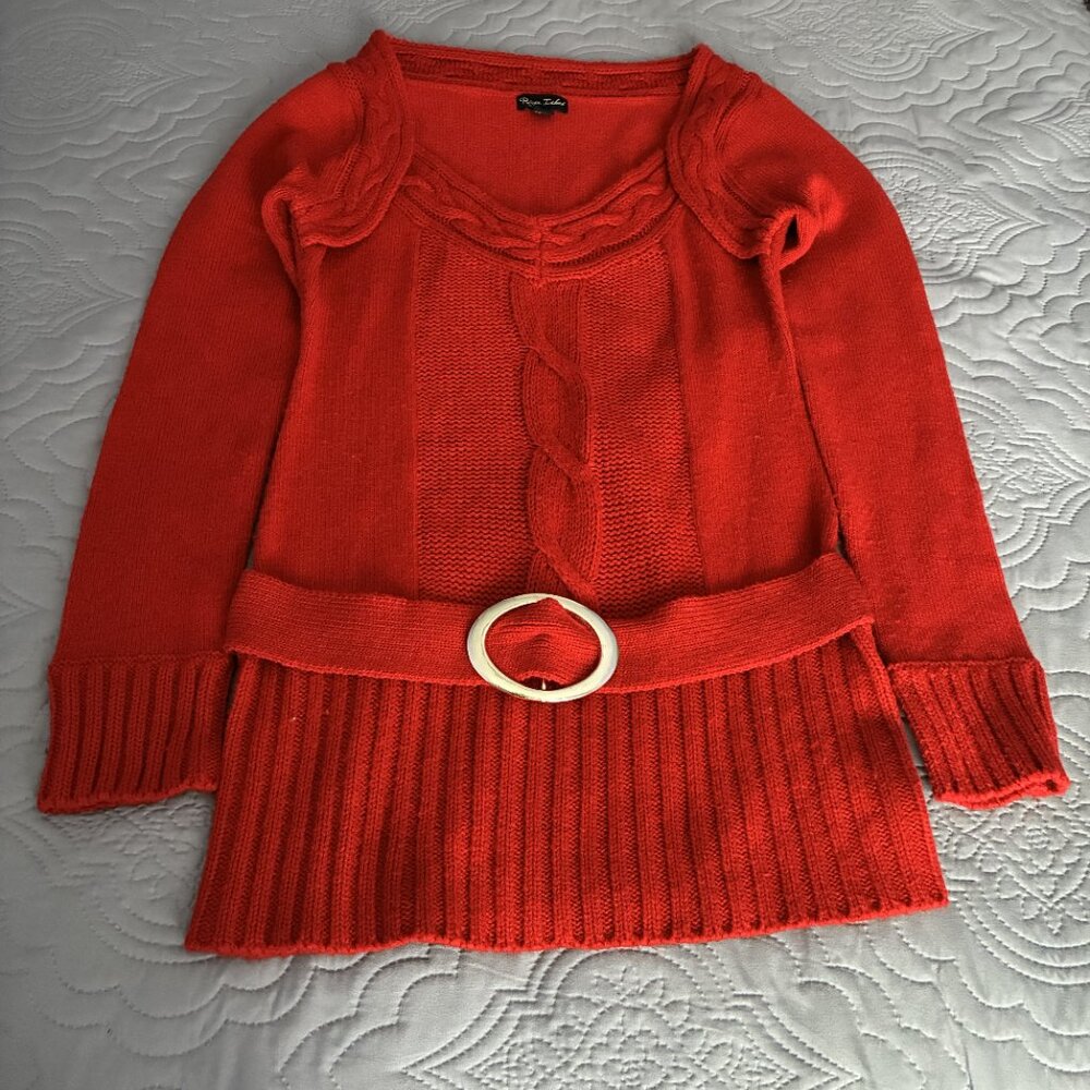 River Island: Ladies Red Sweater size L
